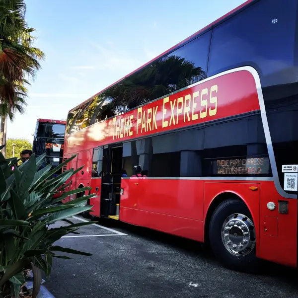 a double decker bus parked on the side of a road